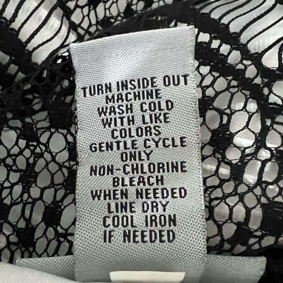 Catherine’s dress plus‎ 3X(26/28W) white black lace overlay cocktail semi-formal - Picture 7 of 7